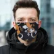 2 rétegű pamut szájmaszk, többször hordható, gekkó mintás