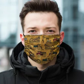   2 rétegű pamut szájmaszk, többször hordható, markoló mintás