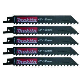 Makita orrfűrészlap fa, Z4, L150mm 5db/cs