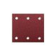 Makita tépőzáras csiszolópapír piros K80 114x102mm (50db/cs)