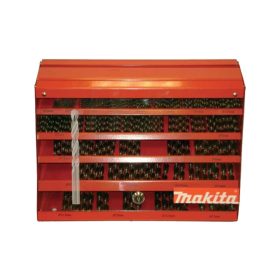   Makita 655db-os HSS-G fúrókészlet kínálódobozzal (1-8 20 db, 8< 5 db)