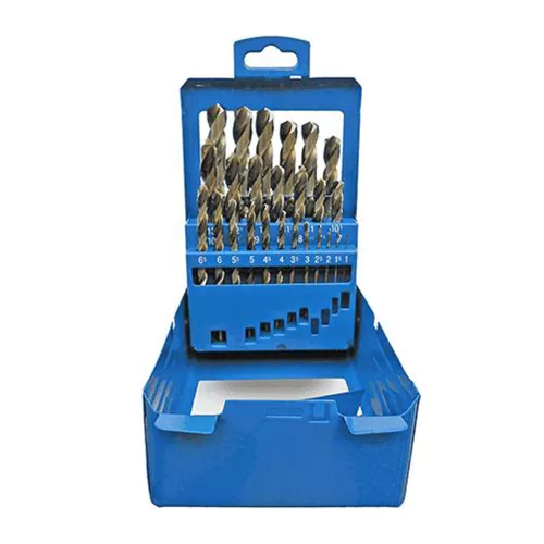 Makita HSS-Co5% fémfúrószár készlet hengeres befogással 25 részes 1-13mm