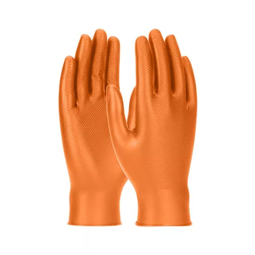 PIP Grippaz™ Skins egyszerhasználatos nitril kesztyű (50db) narancs 07/S
