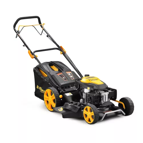 Riwall PRO RPM 5355 önjáró benzinmotoros 4 az 1-ben funyíró 196cm3, 5,4LE, 53cm