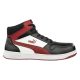 Puma Frontcourt BLK/WHT/RED Mid S3L ESD FO HRO SR munkavédelmi bakancs Fekete/Fehér - 39