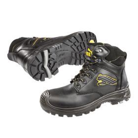   Puma Borneo Black Mid S3 CI HRO SRC Védőbakancs Fekete - 46
