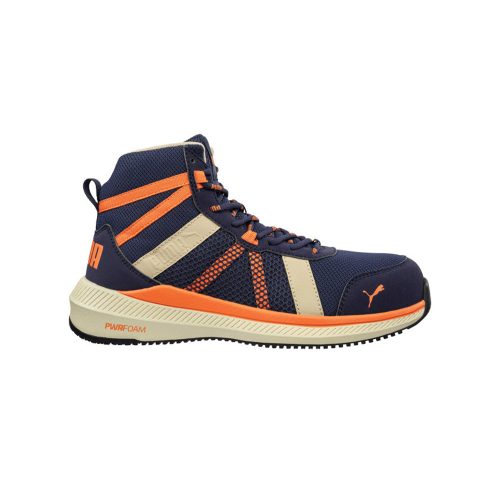 Puma Rival Blue/Orange S1PS ESD FO HRO SR munkavédelmi bakancs kék/narancs 48