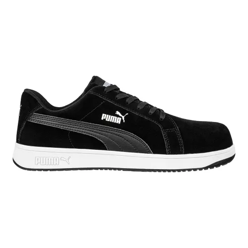Puma Iconic Black Low S1PL ESD FO HRO SR munkavédelmi cipő Fekete - 39