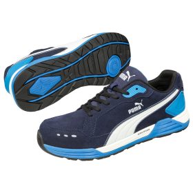   Puma Airtwist Blue Low S3 ESD HRO SRC munkavédelmi cipő Kék - 43