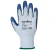Portwest A100 Latex mártott kesztyű Szürke/Kék - S