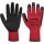 Portwest A100 Latex mártott kesztyű Piros/Fekete - XXL