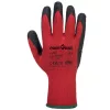 Portwest A100 Latex mártott kesztyű Piros/Fekete - XXL