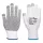 Portwest A118 Grip 13 PVC pöttyös érintőképernyős kesztyű (12 pár) Fehér/Szürke - M
