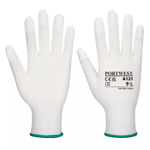Portwest A121 PU ujjbegymártott kesztyű Fehér - M