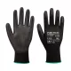 Portwest A123 Latexmentes PU kesztyű - Teljes karton (144 pár) Fekete - XL