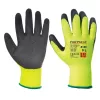 Portwest A140 Thermal latex mártott kesztyű Sárga/Fekete - XS