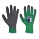Portwest A140 Thermal latex mártott kesztyű Zöld/Fekete - M
