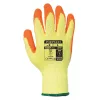 Portwest A150 Classic Grip latex kesztyű Sárga/Narancs - S