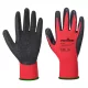 Portwest A174 Flex Grip latex kesztyű Piros/Fekete - L
