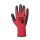 Portwest flex grip latex glove fekete/piros 8/m