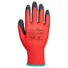 Portwest A174 Flex Grip latex kesztyű Piros/Fekete - L