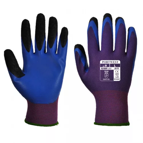 Portwest A175 Duo-Flex kesztyű Bíbor/Kék - L