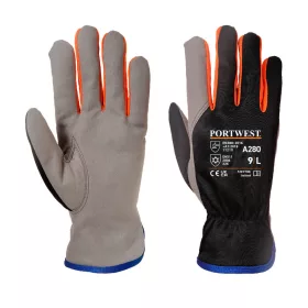 Portwest A280 Wintershield kesztyű Fekete/Narancs - L