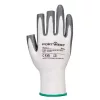 Portwest A311 Grip 13 ujjatlan nitril kesztyű (12 pár) Fehér/Szürke - M