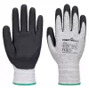 Portwest A312 Grip 13 Diamind Knit kesztyű (12 pár) Szürke/Fekete - L