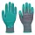 Portwest A313 Grip 15 érdesített nitril kesztyű (12 pár) Szürke/Zöld - XXL