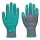 Portwest A313 Grip 15 érdesített nitril kesztyű (12 pár) Szürke/Zöld - XXL
