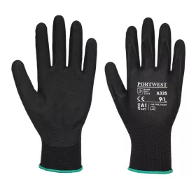   Portwest A335 Dermi-Grip NPR15 Nitril Sandy kesztyű Fekete - M