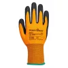 Portwest A335 Dermi-Grip NPR15 Nitril Sandy kesztyű Narancs/Fekete - L