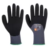 Portwest A352 DermiFlex Ultra védőkesztyű Szürke/Fekete - M