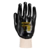 Portwest A400 PVC csuklóig mártott kesztyű Fekete - XL