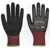 Portwest A671 CT200 AHR13 Latex vágásbiztos kesztyű Fekete/Piros - XXL