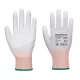 Portwest A697 LR13 ESD PU tenyérmártott kesztyű - 12 pár/csomag Szürke/Fehér - XXL