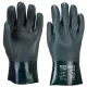Portwest A827 Duplán mártott PVC védőkesztyű 27 cm Zöld - XL
