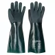 Portwest A845 Duplán mártott PVC védőkesztyű 45cm Zöld - XL