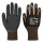 Portwest AP35 Grip 15 dupla nitril mártással ellátott kesztyű Fekete/Narancs - XL