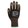 Portwest AP35 Grip 15 dupla nitril mártással ellátott kesztyű Fekete/Narancs - XL