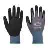 Portwest AP65 NPR Pro nitril hab mártott kesztyű Szürke/Fekete - XS