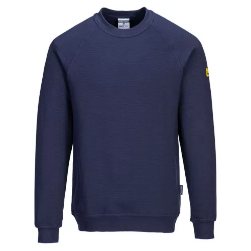 Portwest AS24 Antisztatikus ESD pulóver Navy - 3XL