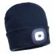 Portwest B028 Újratölhető dupla LED lámpás sapka Navy
