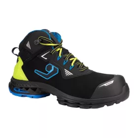   Base B1712A Boston Bokacipő S3S ESD LG SC FO SR Fekete/Zöld - 37