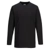 Portwest B196 Hosszú ujjú póló Fekete - 3XL