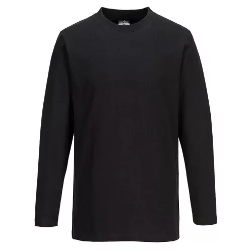 Portwest B196 Hosszú ujjú póló Fekete - 3XL