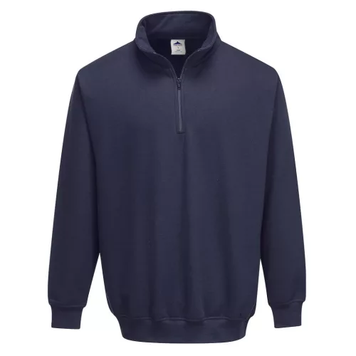 Portwest B309 Sorrento zippzáras pulóver Navy - 3XL