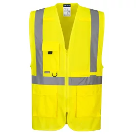   Portwest C357 Hi-Vis Executive mellény tablet zsebbel Sárga - M