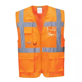 Portwest C376 Athen MeshAir vezetői mellény Narancs - 3XL